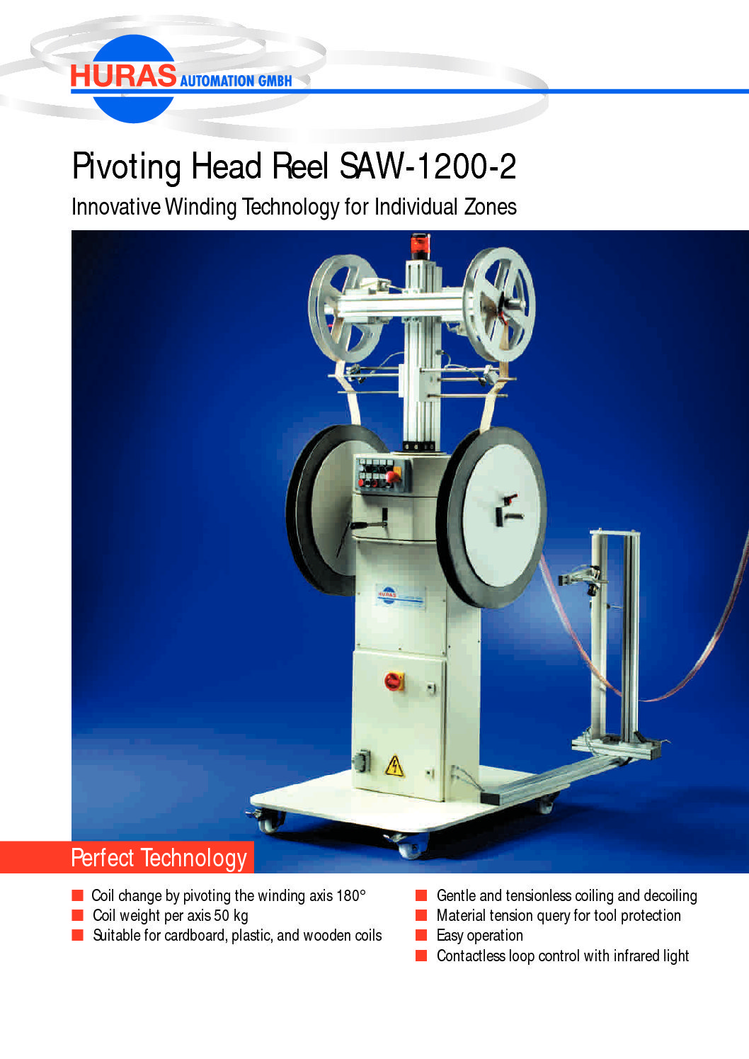 Pivoting Head Reel SAW-1200-2